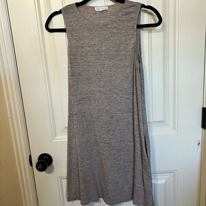 Nordstrom Socialite Dress Size Large Heather Mauve ‎ High Neck Knit Swing